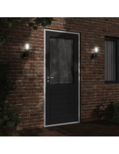 Applique da Esterno Nera in Acciaio Inossidabile