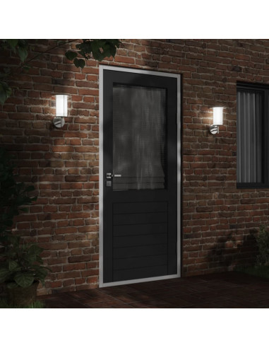 Applique da Esterno 2 pz Argento in Acciaio Inossidabile