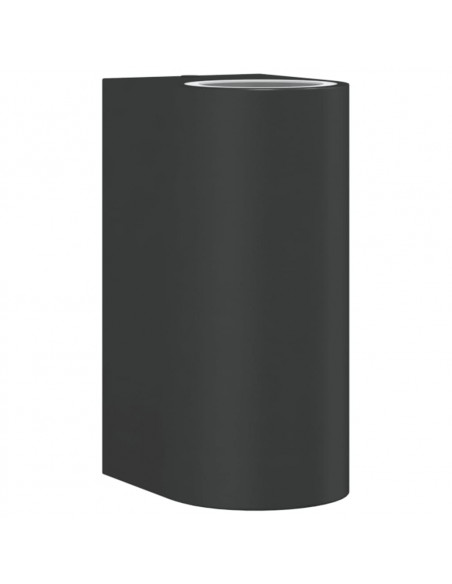 Applique per Esterni Nera in Alluminio Pressofuso