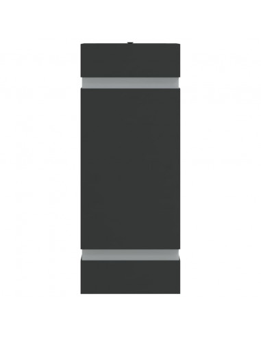 Applique da Esterno 2 pz Nere in Acciaio Inossidabile