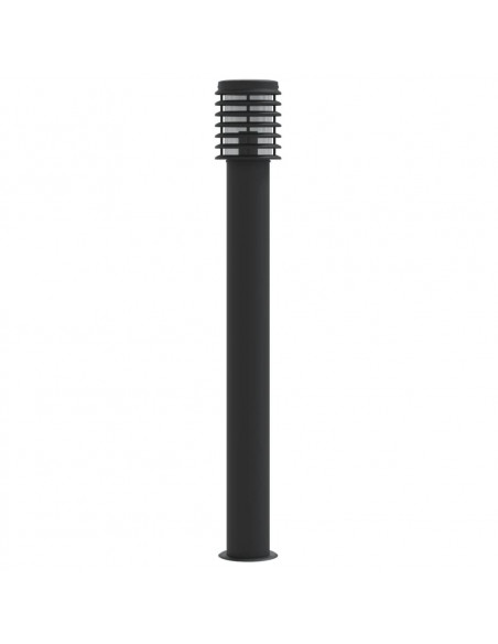 Lampada da Terra per Esterni Argento 110 cm in Acciaio Inox