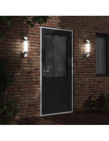 Applique da Esterno 2 pz Argento in Acciaio Inossidabile