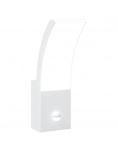 Applique con LED e Sensore Bianca in Alluminio Pressofuso 2