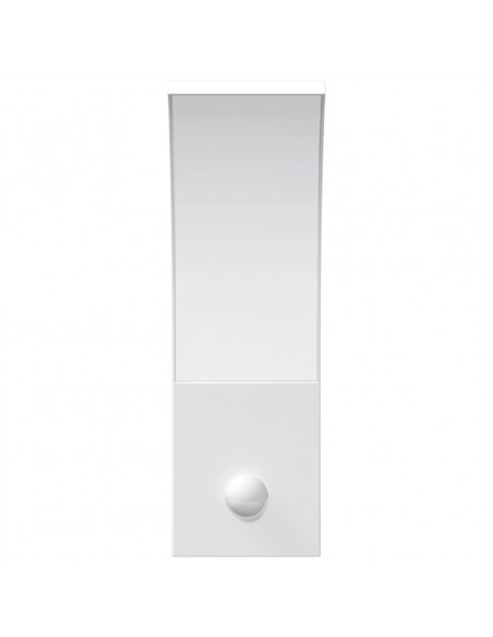 Applique con LED e Sensore Bianca in Alluminio Pressofuso