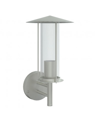 Applique da Esterno Argento in Acciaio Inossidabile