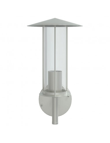 Applique da Esterno Argento in Acciaio Inossidabile