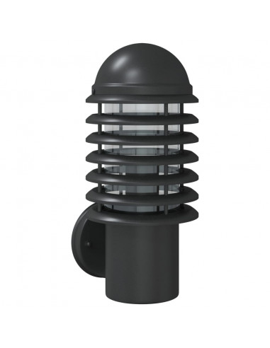 Applique da Esterno Nera in Acciaio Inossidabile