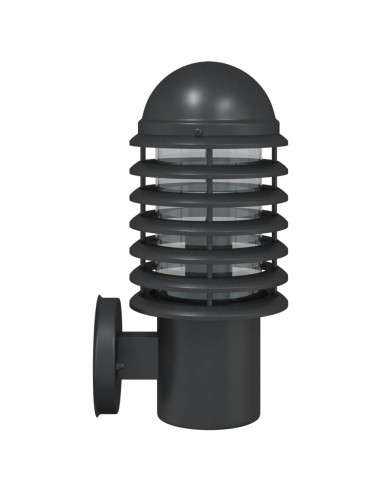 Applique da Esterno Nera in Acciaio Inossidabile