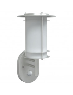 Applique per Esterno con Sensore Argento in Acciaio Inox 2