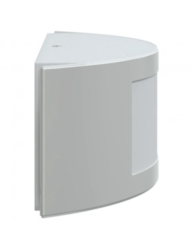 Applique da Esterno 2 pz Argento in Acciaio Inossidabile