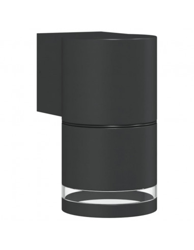 Applique per Esterni Nera in Alluminio Pressofuso