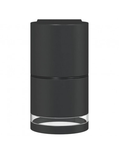 Applique per Esterni Nera in Alluminio Pressofuso