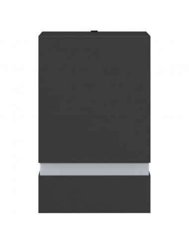 Applique da Esterno 2 pz Nere in Acciaio Inossidabile