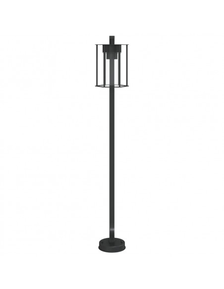 Lampade da Terra per Esterni 3 pz Nere 100 cm in Acciaio Inox