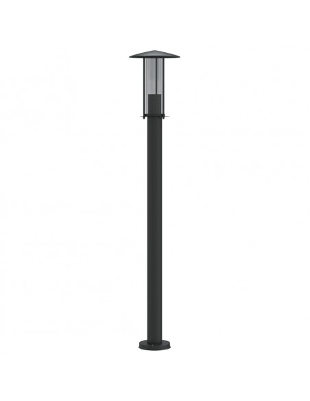 Lampada da Terra per Esterni Argento 100 cm in Acciaio Inox