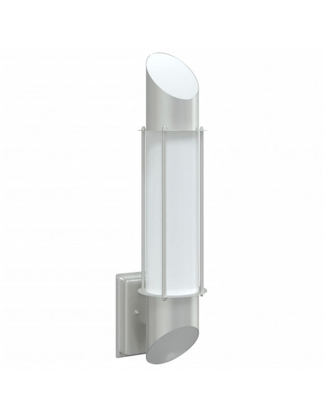 Applique da Esterno Argento in Acciaio Inossidabile