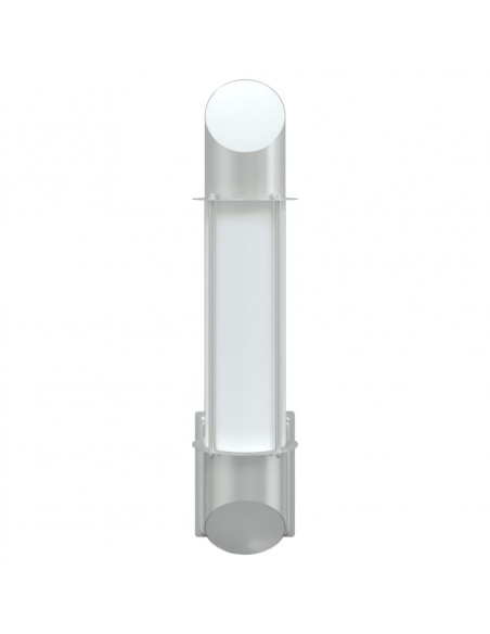 Applique da Esterno Argento in Acciaio Inossidabile