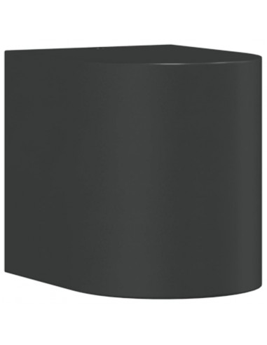 Applique per Esterni Nera in Alluminio Pressofuso