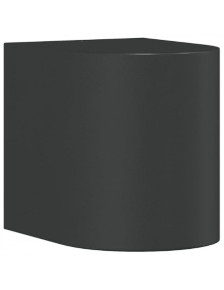 Applique per Esterni Nera in Alluminio Pressofuso