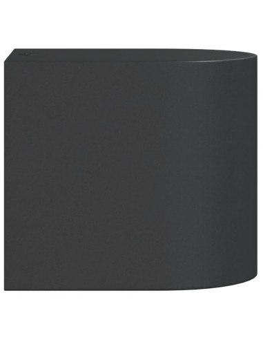 Applique per Esterni Nera in Alluminio Pressofuso