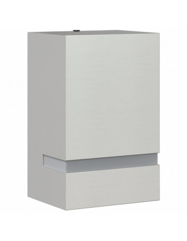 Applique da Esterno Argento in Acciaio Inossidabile