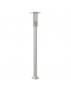 Lampada da Terra per Esterni Argento 100 cm in Acciaio Inox 2