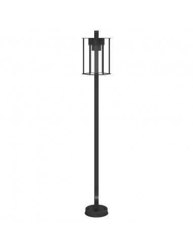 Lampada da Terra per Esterni Argento 100 cm in Acciaio Inox