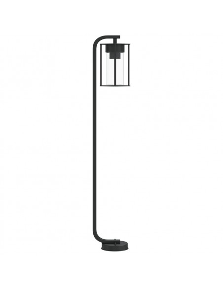 Lampada da Terra per Esterni Argento 100 cm in Acciaio Inox