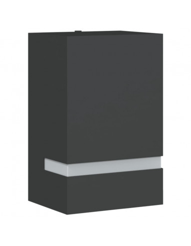 Applique da Esterno Nera in Acciaio Inossidabile