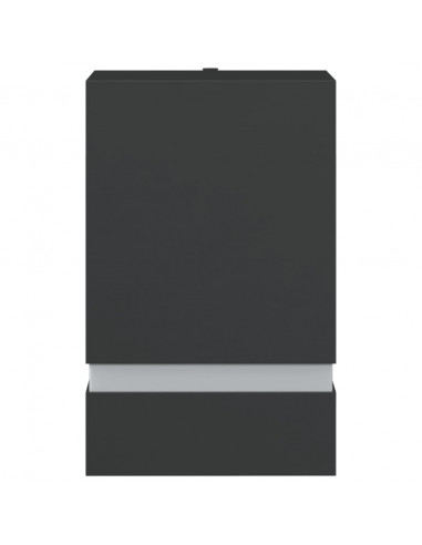 Applique da Esterno Nera in Acciaio Inossidabile