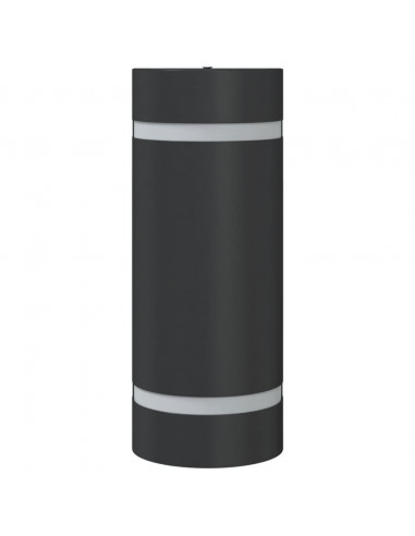 Applique per Esterni Nera in Alluminio Pressofuso