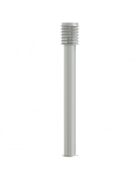 Lampada da Terra per Esterni Argento 110 cm in Acciaio Inox