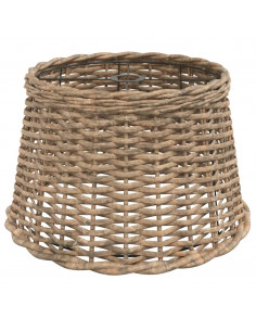 Paralume da Soffitto Marrone Ø45x28 cm in Vimini 2