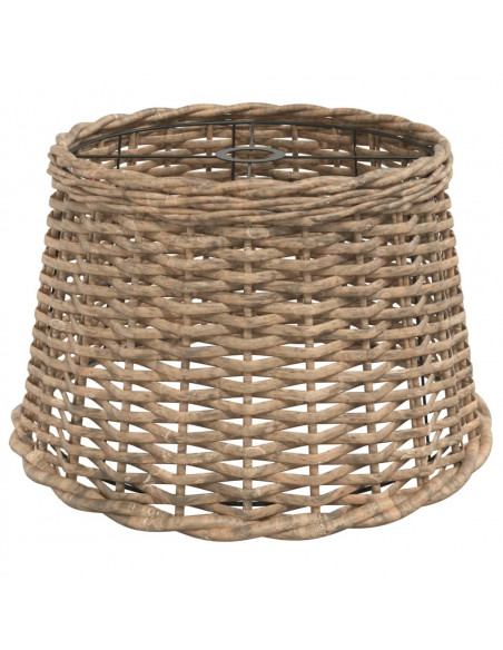 Paralume da Soffitto Marrone Ø45x28 cm in Vimini