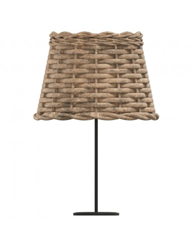 Paralume Marrone Ø20x15 cm in Vimini