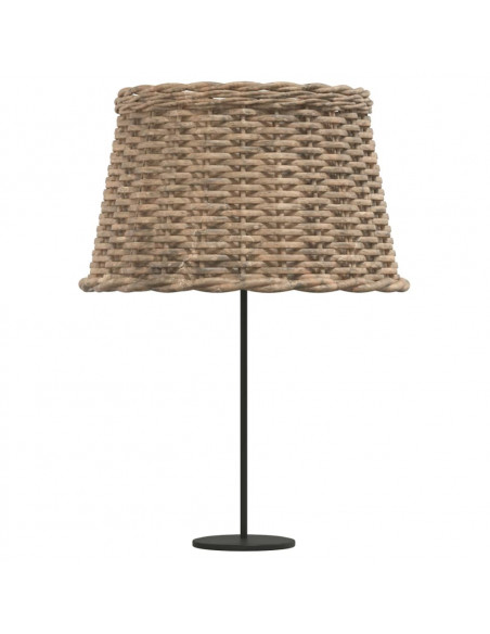 Paralume Marrone Ø45x28 cm in Vimini