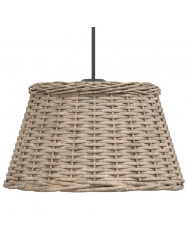 Paralume da Soffitto Marrone Ø50x30 cm in Vimini