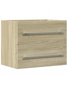 Mobile Lavabo Rovere Sonoma 60x38,5x48 cm in Legno Multistrato 2