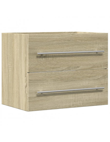 Mobile Lavabo Rovere Sonoma 60x38,5x48 cm in Legno Multistrato