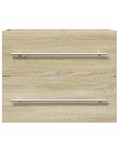 Mobile Lavabo Rovere Sonoma 60x38,5x48 cm in Legno Multistrato