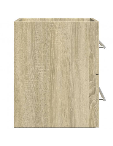 Mobile Lavabo Rovere Sonoma 60x38,5x48 cm in Legno Multistrato