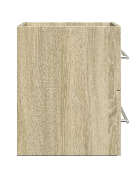 Mobile Lavabo Rovere Sonoma 60x38,5x48 cm in Legno Multistrato