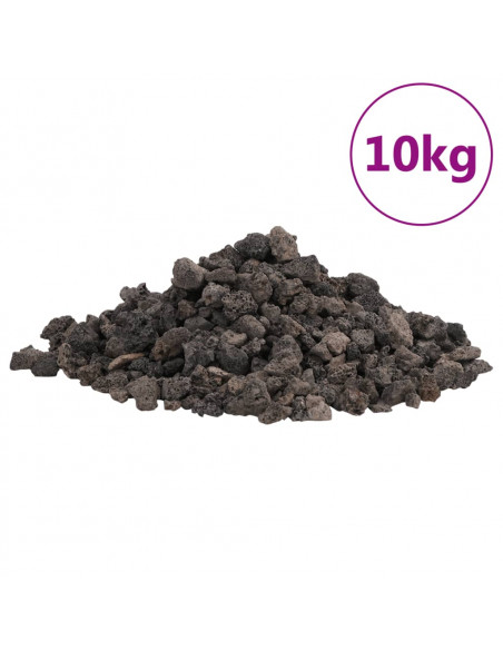 Rocce Vulcaniche 10 kg Nere 1-2 cm