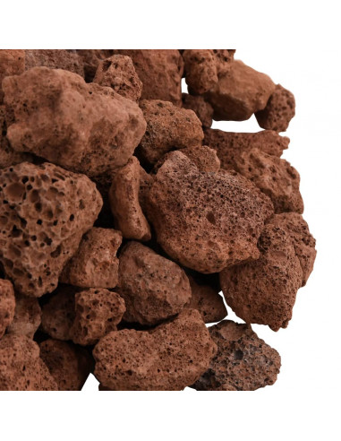 Rocce Vulcaniche 10 kg Rosse 1-2 cm
