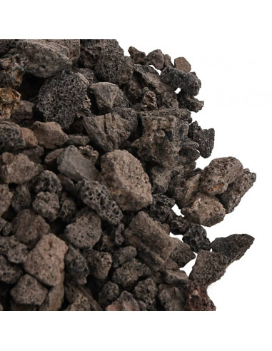 Rocce Vulcaniche 10 kg Nere 1-2 cm