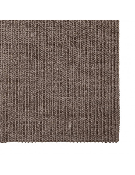 Tappeto in Sisal per Tiragraffi Marrone 66x350 cm