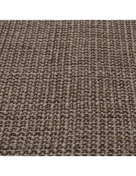 Tappeto in Sisal per Tiragraffi Marrone 66x350 cm