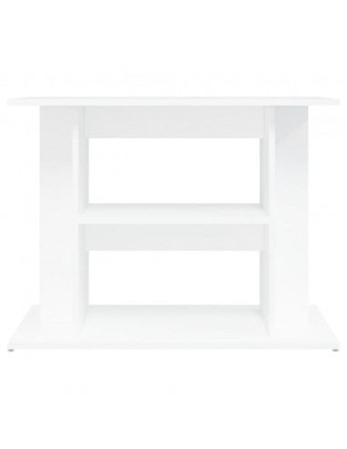 Supporto per Acquario 80x35x60 cm in Legno Multistrato Bianco
