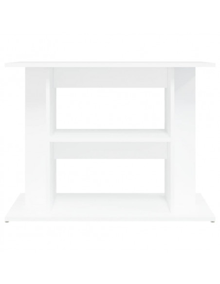 Supporto per Acquario 80x35x60 cm in Legno Multistrato Bianco