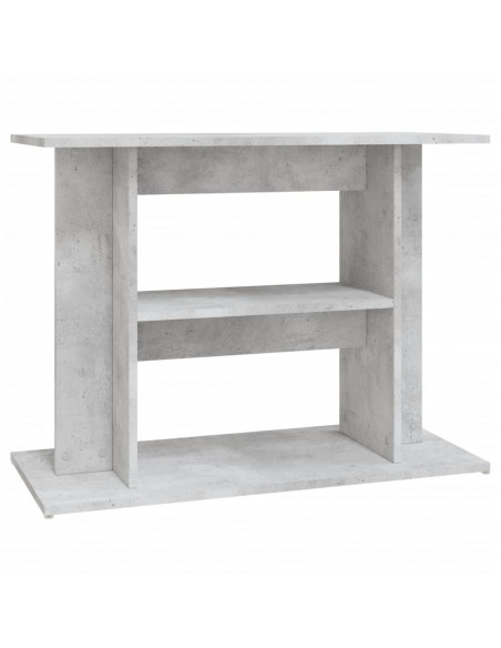 Supporto Acquario 80x35x60 cm Legno Multistrato Grigio Cemento